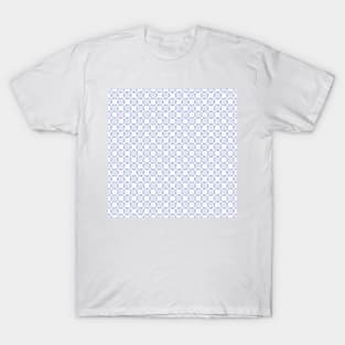 Blue circle Tile T-Shirt